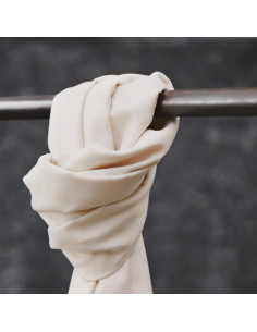 Tissu tencel Smooth Drape Twill - Blanc 2