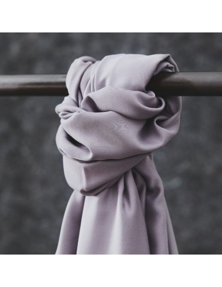 Tissu tencel Smooth Drape Twill - Brume violette