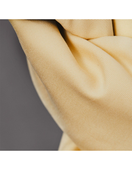 Tissu tencel Smooth Drape Twill - Jaune doux