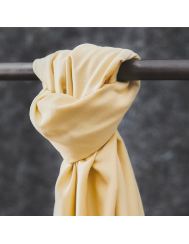 Tissu tencel Smooth Drape Twill - Jaune doux