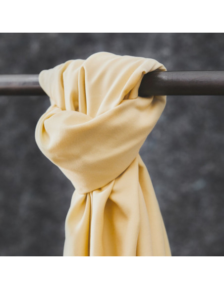 Tissu tencel Smooth Drape Twill - Jaune doux