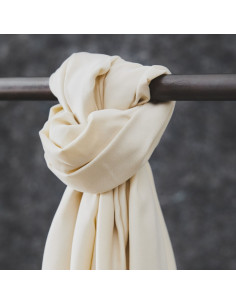 Tissu tencel Smooth Drape Twill - Écru 2