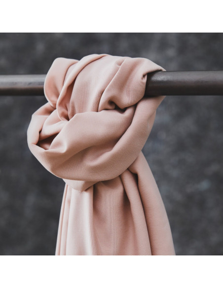 Tissu tencel Smooth Drape Twill - Rose poudré