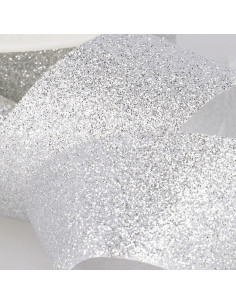 Ruban glitter - Argent