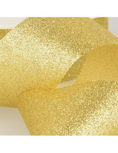 Ruban glitter - Or