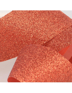Ruban glitter - Rouge