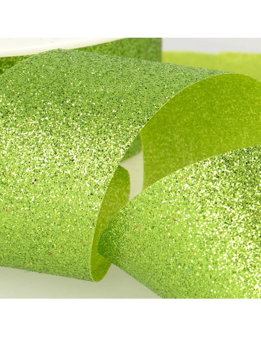 Ruban glitter - Vert