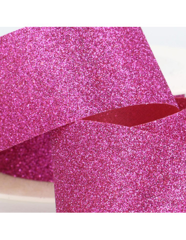 Ruban glitter - Fuchsia