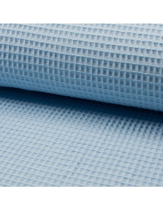 Tissu torchon nid d´abeille - Bleu