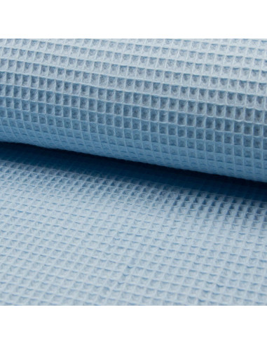 Tissu torchon nid d´abeille - Bleu