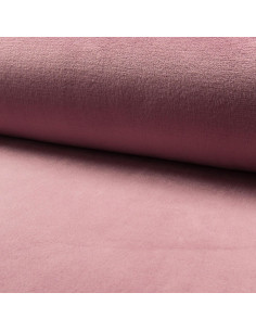 Tissu doudou câlin - Vieux rose