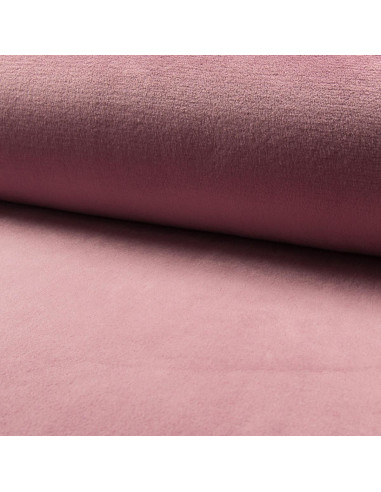 Tissu doudou câlin - Vieux rose