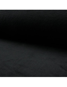 Tissu doudou câlin - Noir