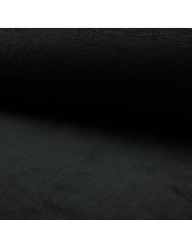 Tissu doudou câlin - Noir