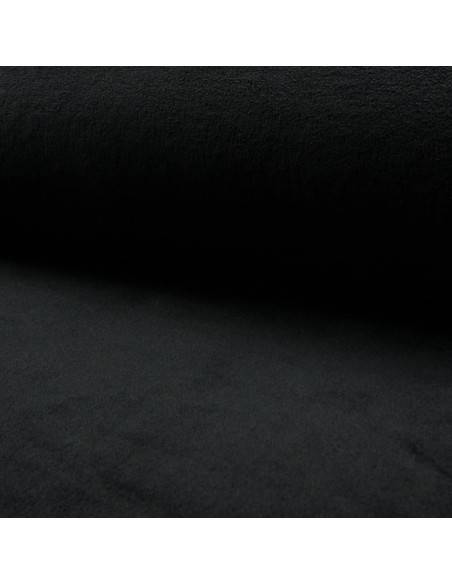 Tissu doudou câlin - Noir