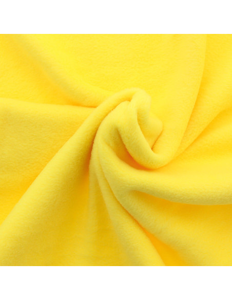 Tissu polaire - Jaune