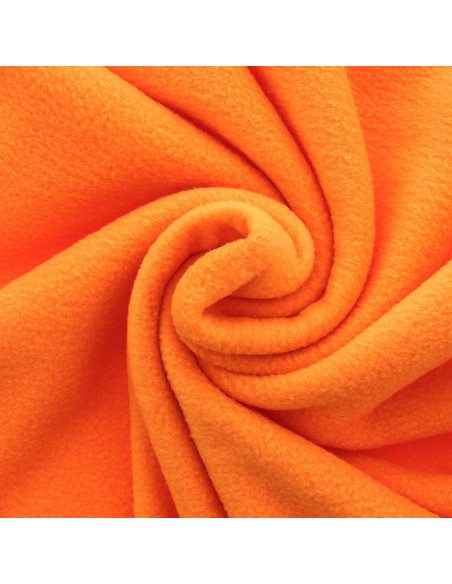 Tissu polaire - Orange