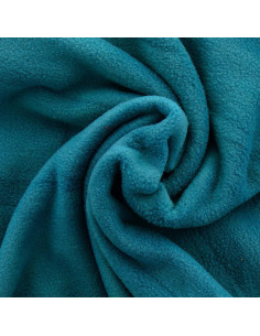 Tissu polaire - Bleu canard