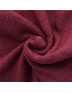 Tissu polaire - Bordeaux