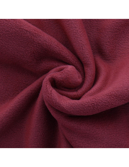 Tissu polaire - Bordeaux