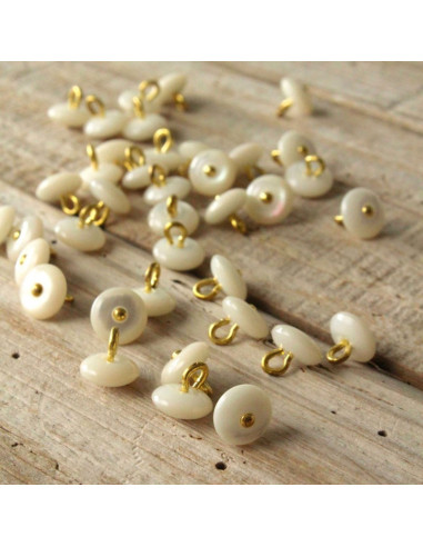 Bouton Perla - Nacre