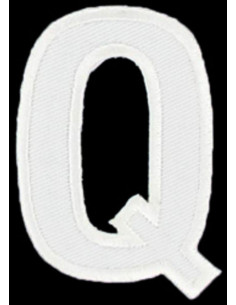 Écusson thermocollant lettre Q