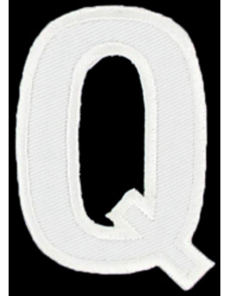Écusson thermocollant lettre Q
