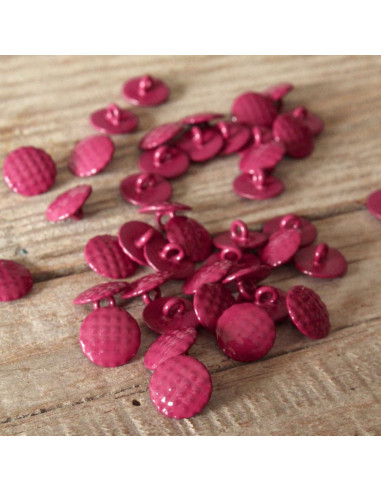 Bouton Damier - Grenadine