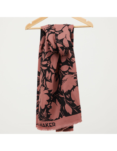 Tissu crêpe de viscose Leia - Bois de rose