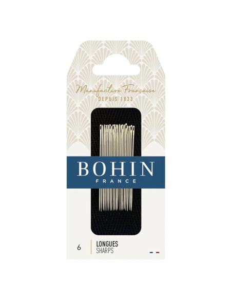 Aiguilles couture courante Bohin - N° 6