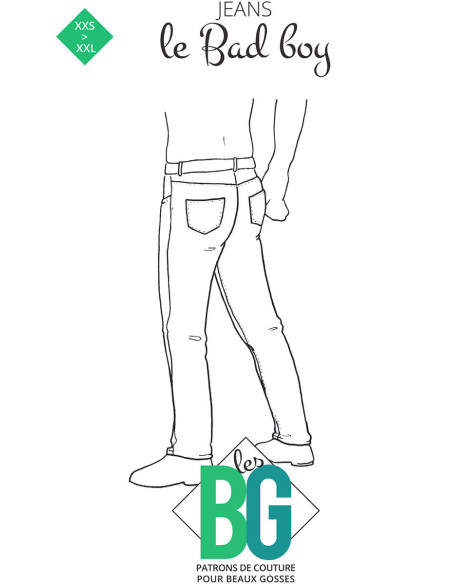Patron de jeans Le Bad Boy - Les BG