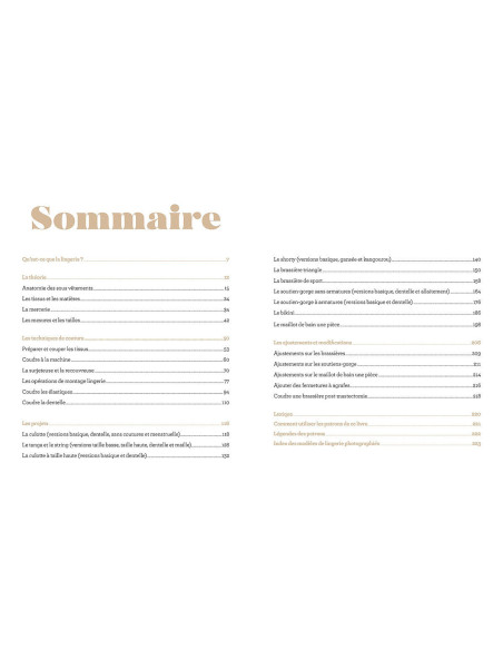Livre mon atelier lingerie