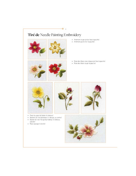 Livre transferts en broderie traditionnelle