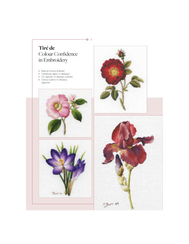 Livre transferts en broderie traditionnelle