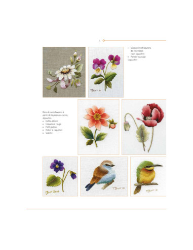 Livre transferts en broderie traditionnelle