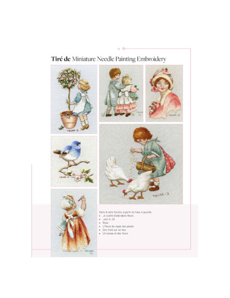 Livre transferts en broderie traditionnelle