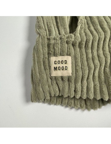 Lot de 5 étiquettes tissées - Good Mood
