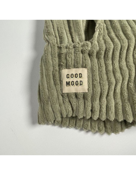 Lot de 5 étiquettes tissées - Good Mood