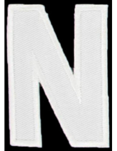 Écusson thermocollant lettre N