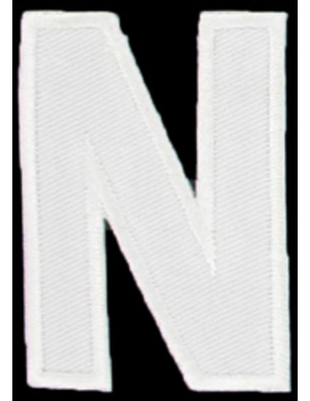 Écusson thermocollant lettre N