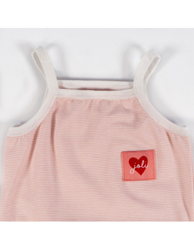 Lot de 5 étiquettes tissées - Joli Coeur