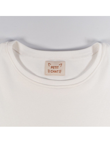 Lot de 5 étiquettes tissées - Petit chat