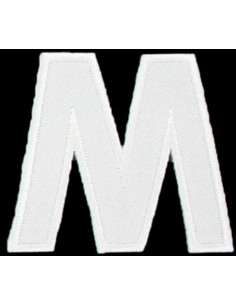 Écusson thermocollant lettre M ou W