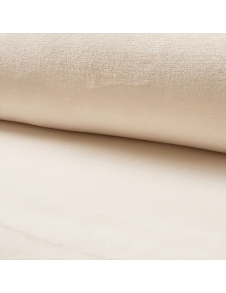 Tissu doudou câlin - Écru