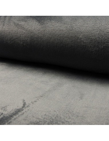 Tissu doudou câlin - Gris