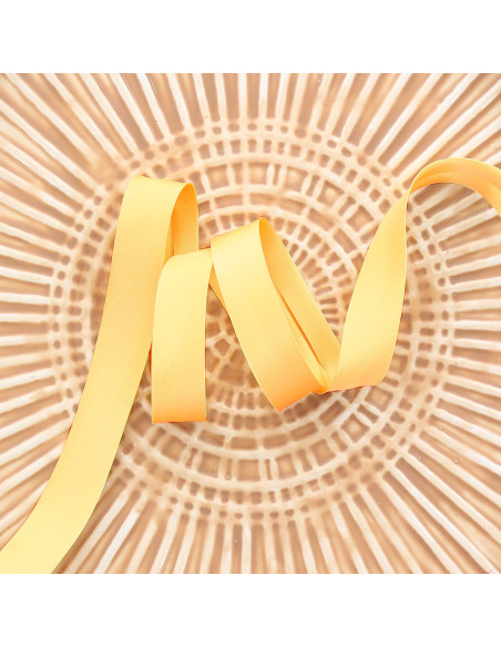 Biais satin - Jaune paille