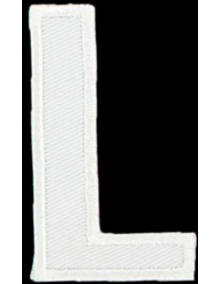 Écusson thermocollant lettre L