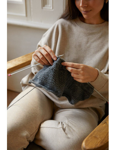Kit tricot - Mon coussin détente