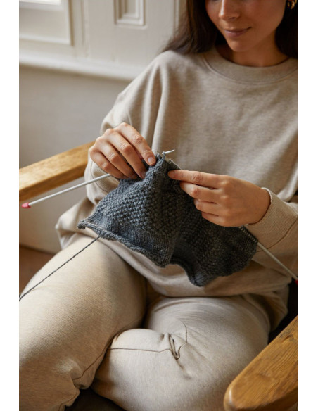 Kit tricot - Mon coussin détente