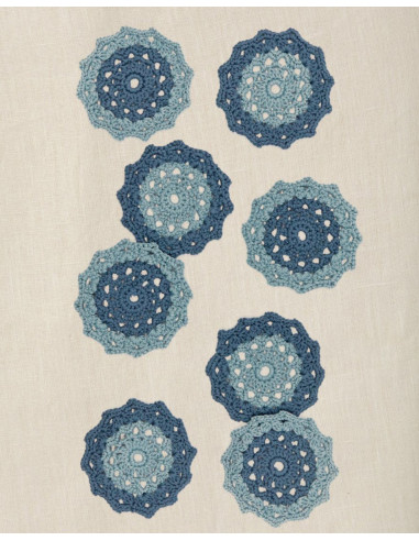 Kit crochet - Mes dessous de verre façon mandala